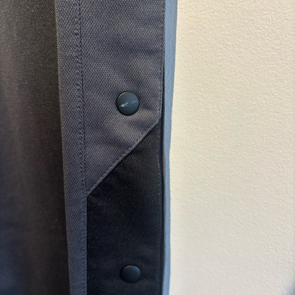 Y2k Vintage AND 1 Button Up Training Sweatpants Gray Black Large - Picture 8 of 15